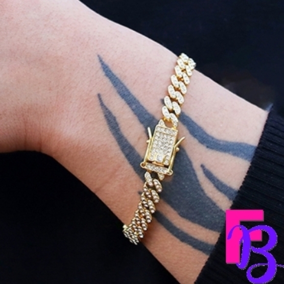 *NEW!* 8MM 8" Iced Miami Cuban Bracelet - Picture 1 of 15
